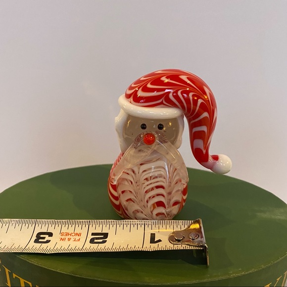 FITZ & FLOYD Glass Santa - Picture 13 of 13